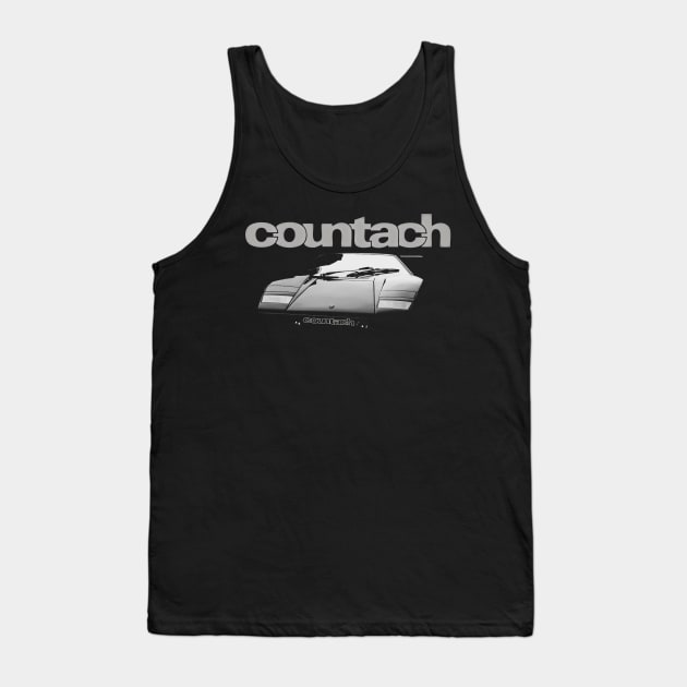 Countach LP400 Tank Top by retroracing